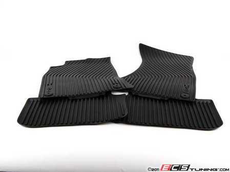 ES#2497549 - 8K1061221A041SET - All Weather Rubber Floor Mats - Set Of Four - (NO LONGER AVAILABLE) - Great looking heavy duty S4 floor mats - Genuine Volkswagen Audi - 