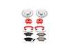 ES#4799111 - KC2259A - Front Brake Kit With Calipers (312x25mm) - Everything you need for a complete, factory-quality front brake overhaul in one convenient package - Power Stop - Audi Volkswagen