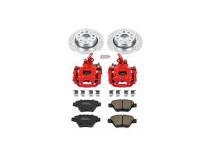 ES#4799894 - KC5667 - Z23 Evolution Sport Front & Rear Brake Kit With Calipers (288mm/260mm) - Upgrade your MK5's stopping power and appearance with a complete 4-wheel performance brake overhaul - Power Stop - Volkswagen