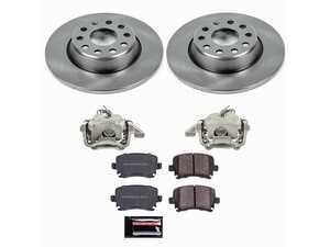 ES#4801067 - KC0E2261 - Front Brake Kit With Calipers (312x25mm) - A complete, factory-quality front brake overhaul designed specifically for the Passat B6 chassis platform - Power Stop - Audi