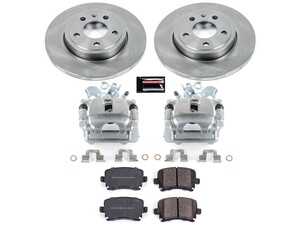 ES#4801521 - KC0E4624 - Rear Brake Kit With Calipers (288x12mm) - A complete, factory-quality rear brake overhaul designed specifically for B7 A4 and A4 Quattro models - Power Stop - Audi