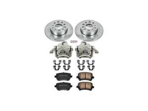 ES#4801522 - KC0E4627A - Rear Brake Kit With Calipers (260x12mm) - A complete, factory-quality rear brake overhaul designed to restore factory stopping power - Power Stop - Volkswagen