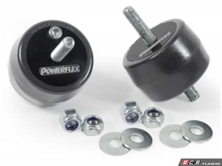 ES#5471032 - PFF5-4655H - Transmission Mount Bushing - Heritage Series - Slate-grey polyurethane mounts stop transmission twist for crisp, precise shifting. - Powerflex - BMW