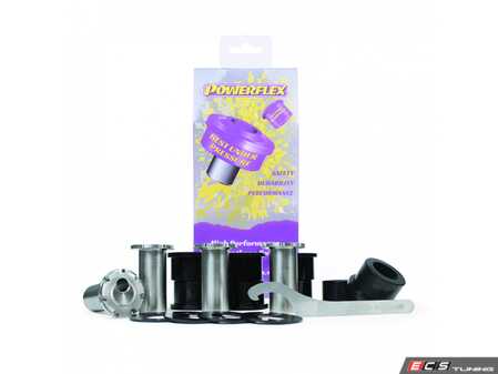 ES#3184577 - PFR5-606GBx4 - Rear Trailing Arm Bushing Adjustable - Helps maintain proper suspension geometry for improved handling and less rear steer feeling. Bushing located in the forward position of the rear trailing arm. - Powerflex - BMW