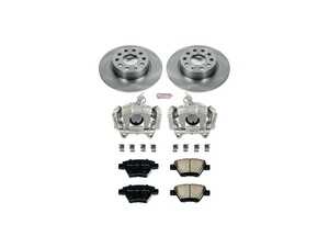 ES#4801800 - KC0E5667 - Front & Rear Brake Kit With Calipers (288mm/260mm) - A complete, factory-quality 4-wheel brake overhaul designed specifically for MK5 platform vehicles - Power Stop - Volkswagen