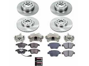 ES#4801819 - KC0E5801 - Front & Rear Brake Kit With Calipers (288mm/272mm) - A complete, factory-quality 4-wheel brake overhaul in one convenient package - Power Stop - Volkswagen