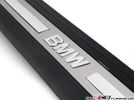 ES#124072 - 51478159933 - Front Door Sill Cover - Left - Schwarz/black - Genuine BMW - BMW