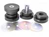 ES#5471042 - PFF5-510H - Heritage Polyurethane Front Control Arm Bushings - Slate-grey polyurethane thrust arm bushings stop steering wheel shimmy invisibly. - Powerflex - BMW