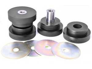 ES#5471042 - PFF5-510H - Heritage Polyurethane Front Control Arm Bushings - Slate-grey polyurethane thrust arm bushings stop steering wheel shimmy invisibly. - Powerflex - BMW