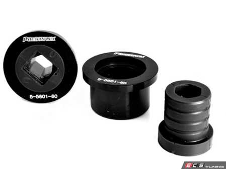 ES#2779493 - PFF5-5601-60Bx2 - Black Series Polyurethane Front Control Arm Bushings  - Aluminum and 95A polyurethane bushings deliver uncompromising, razor-sharp steering. - Powerflex Black Series - BMW