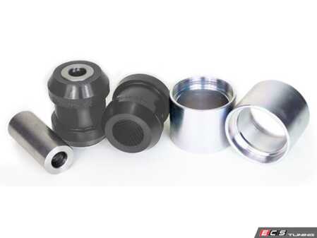 ES#5471045 - PFF5-602H - Front Lower Control Arm Bushing - Steel Arm - Slate-grey polyurethane bushings restore classic steering response with stock looks. - Powerflex - BMW