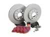 ES#4830480 - MK7145BS3KT - Front Brake Service Kit - Ultimate (288X25) - Featuring ECS V5 Plain rotors and EBC Redstuff pads - Assembled By ECS - Volkswagen
