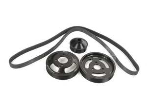ES#4811118 - VACUPPSS543ULG - VAC Motorsports S54 Underdrive Power Pulley Set - 3 Pulley Race Set - Optimize the performance of your S54 by saving weight and power - VAC Motorsports - BMW