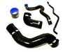 ES#743 - tcs195/1-black - Samco Boost Hose Kit - Black - (NO LONGER AVAILABLE) - Improved air flow with silicone hoses that add color accents for your engine bay. - Samco - 