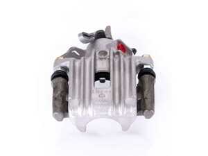 ES#4803970 - L2572 - Rear Brake Caliper - Right - Direct-bolt-on rear right (passenger side) brake caliper with bracket, completely rebuilt with premium seals, hardware, and high-temp rubber to restore factory braking performance and mechanical parking brake function. - Power Stop - Volkswagen