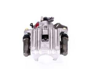 ES#4803971 - L2573 - Rear Brake Caliper - Left - Direct-bolt-on rear left (driver side) brake caliper with bracket, completely rebuilt with premium seals, hardware, and high-temp rubber to restore factory braking performance and mechanical parking brake function. - Power Stop - Volkswagen