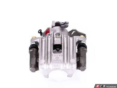 ES#4803971 - L2573 - Rear Brake Caliper - Left - Direct-bolt-on rear left (driver side) brake caliper with bracket, completely rebuilt with premium seals, hardware, and high-temp rubber to restore factory braking performance and mechanical parking brake function. - Power Stop - Volkswagen
