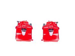 ES#4804905 - S2110 - Front Performance Brake Caliper - Pair - Direct-bolt-on front brake calipers featuring an electrostatic high-temperature red powder-coated finish for superior rust and corrosion resistance. - Power Stop - Volkswagen