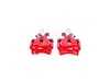 ES#4805011 - S3252 - Rear Performance Brake Caliper - Pair - Direct-bolt-on rear brake calipers featuring an electrostatic high-temperature red powder-coated finish for superior rust and corrosion resistance. Includes integrated mechanical parking brake assemblies - Power Stop - Audi Volkswagen