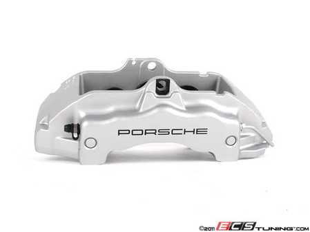ES#1446174 - 95535142253 - Front Right Brake Caliper - Priced Each - Silver caliper for S models - Genuine Porsche - Porsche