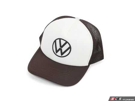 ES#5335881 - DRG4614 - Mesh Trucker Cap - Foam front with trucker mesh sides and back - Genuine Volkswagen Audi - Volkswagen