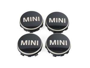 ES#4869802 - 36135B30FD0 - Floating Center Cap Vibrant Silver Set  - Set of 4 floating center caps, center caps stay still while the wheels move!  More bronze color then actual silver. - Genuine MINI - MINI