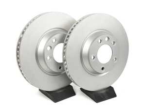 ES#5425538 - 7L8615301KT - Front Brake Rotor - Pair (350x34) - Replace your worn brake rotors and get that smooth stopping power back - SHW Performance - Audi Volkswagen Porsche