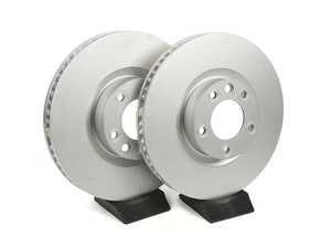 ES#5425543 - 7P6615301BKT -  Front Brake Rotor - Pair (360x36) - Restore the stopping power in your vehicle. - SHW Performance - Volkswagen Porsche