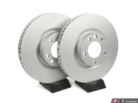 ES#5425543 - 7P6615301BKT -  Front Brake Rotor - Pair (360x36) - Restore the stopping power in your vehicle. - SHW Performance - Volkswagen Porsche