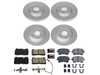 ES#4794308 - CRK7096 - Power Stop Z23 Evolution Sport Front & Rear Brake Kit (320mm/300mm) - A direct-fit upgrade with GEOMET coated plain rotors and low-dust carbon-fiber ceramic pads. - Power Stop - Audi