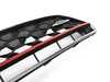 ES#4215130 - 51135A1A148 - JCW Grille LCI With Red Stripe - Complete front main grille with JCW logo, newer design - Genuine MINI - MINI