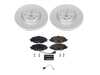 ES#4795454 - ESK7082 - Power Stop Euro-Stop Front Brake Kit (312mm) - A direct-fit OE-equivalent replacement with GEOMET coated plain rotors and ECE-R90 certified brake pads. - Power Stop - Audi Volkswagen