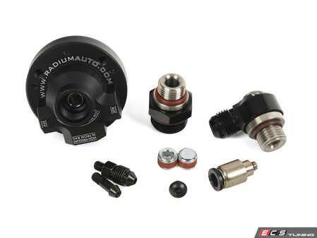 ES#4667318 - 20-0623-00 - Direct Mount Fuel Regulator - Radium Engineering Direct Mount Regulator 8AN ORB - Black - Radium Engineering - 