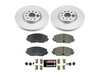 ES#4794642 - CRK8117 - Power Stop Z23 Evolution Sport Front Brake Kit (335mm) - A direct-fit upgrade with GEOMET coated plain rotors and low-dust carbon-fiber ceramic pads. - Power Stop - Volkswagen