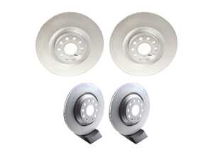 ES#5446081 - 1K0615301MKT10 - Front & Rear Brake Rotors - Set (345x30/310x22) - Restore the stopping power in your vehicle - Genuine Volkswagen Audi - Volkswagen