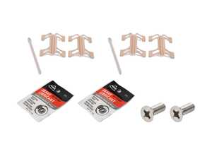 ES#5425673 - 420615301D6KT - Front Brake Service Kit - (365x34mm) - Featuring SHw Performance rotors and ECS EP24 brake pads - Genuine Volkswagen Audi - Audi
