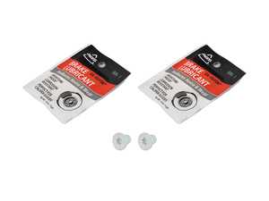 ES#5444825 - 0074205820KT1 - Front Brake Service Kit - Featuring cross-drilled ECS V5 rotors and Akebono Ceramic pads. - Assembled By ECS - Mercedes Benz