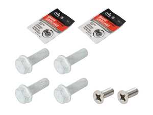 ES#5425423 - 8N0615301A1KT - Front Brake Service Kit (312x25) - Featuring SHW Performance rotors and ECS DD23 ceramic pads - Assembled By ECS - Volkswagen
