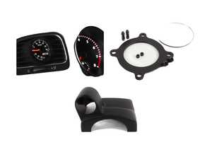 ES#2992580 - 000965ECS04A3KT - ECS Column Pod Boost Gauge Kit - Includes ECS 30in Hg/30 PSI Electronic Boost Gauge, Column Pod and ECS Throttle Body Boost Tap Kit - Assembled By ECS - Volkswagen