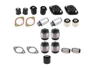 ES#2500727 - 33321092247KT3 - Rear Suspension Refresh Kit - Level 2 - Bushings, strut mounts and reinforcement plates for a more complete rear suspension rebuild - Genuine BMW - 