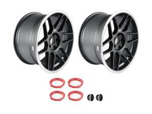 ES#3437329 - 5060530680412sKT - 18" 0.09 - Set Of Four - 18x8.5 ET42 / 18x9.5 ET40 5x112 - Satin Black / Polished Lip - 3SDM - Audi Volkswagen