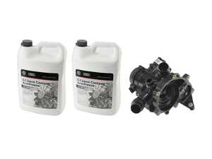 ES#3979151 - 5q0122101gsKT - Cooling System Refresh Kit - Level 1 - This entry level kit includes thermostat, waterpump, complete upper radiator hoses and coolant - Genuine Volkswagen Audi - Volkswagen