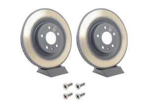 ES#5445462 - 4h0615601qtktKT - Front & Rear Brake Rotors - Set (345x30/330x22)  - Restore the stopping power in your vehicle - Genuine Volkswagen Audi - Audi