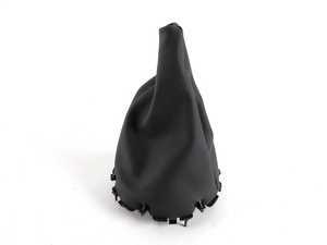 ES#46466 - 25110393568 - Manual Transmissions Shifter Boot - Panther Black Leather - (NO LONGER AVAILABLE) - Replace your worn or torn boot - Genuine MINI - 