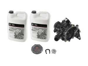ES#3663915 - 06a919501aktKT - Cooling System Refresh Kit - Level 2 - Replace your thermostat, temp sensor, and expansion tank after performing a proper coolant system flush! - Genuine Volkswagen Audi - Audi