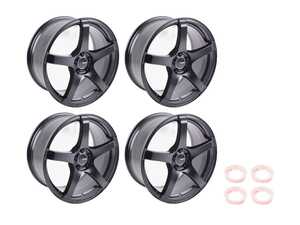 ES#2864847 - 4768858045BKKT - 18" Kojin - Set of four - 18"X8.5" ET45 5x100 - Matte Black - Enkei Wheels - Audi Volkswagen