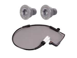 ES#5396968 - E60525FBKT - Front Brake Service Kit - Featuring SHW Rotors and Brembo Brake Pads - Assembled By ECS - BMW