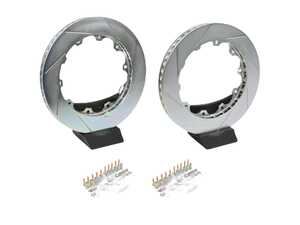 ES#3970514 - 906530-906531KT - Brembo Type 1 Slotted Rotor Re-Ring Kit - 355x32mm  - Kit includes new rotor rings and rotor hat hardware kits for slotted 355x32mm Brembo brake kits - Brembo - Audi