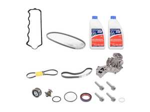ES#6393 - 028198480LV - ECS Tuning Timing Belt Kit - Ultimate - 18 piece complete timing belt kit for preventative maintenance. - Assembled By ECS - Volkswagen