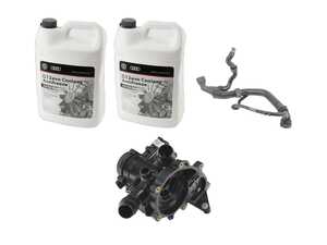 ES#3651378 - 06k121011ckt2 - Cooling System Refresh Kit - Level 1 - This entry level kit includes thermostat, waterpump, complete upper radiator hoses and coolant - Genuine Volkswagen Audi - Volkswagen